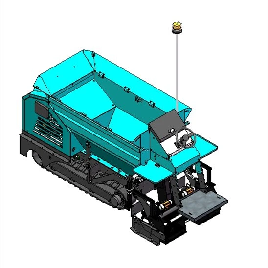 Port Terminal Mini Tracked Asphalt Paver